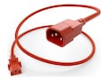 UNC 14AWG C13 to C14 15A Power Cord, Red, 10ft, PWCD-C13C14-15A-10F-RED, 37167120, Power Cords