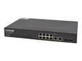 Comnet 8-Port FE PoE+ Commercial Mngd Switch w 2xGb, CWGE2FE8MSPOE+, 32158806, Network Switches