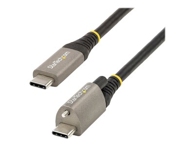 StarTech.com  10Gbps 100W 5A Top Single Screw Locking USB C Cable, 1m, USB31CCTLKV1M, 41322084, Cables