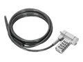 Targus DEFCON Ultimate Universal Resettable Combination Lock, ASP96RGL, 41410727, Locks & Security Hardware