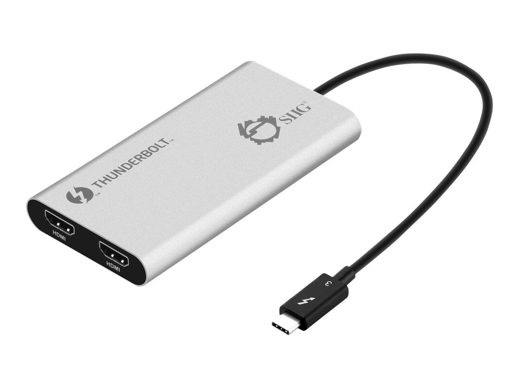 Siig USB-C V3 to Dual HDMI Adapter (JU-TB0114-S1)