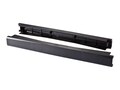C2G 2U 19 Tool-Less Snap-in Filler Panel, 2-Pack, 14632, 30879301, Rack Mount Accessories