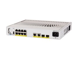 Cisco C9200CX-8P-2X2G-A Main Image from Right-angle