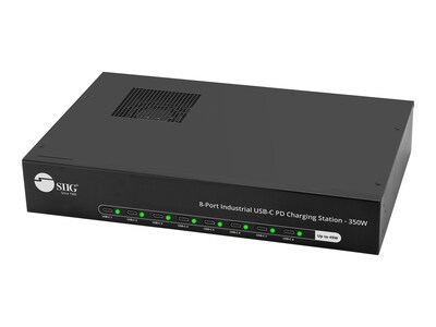 Siig 8-Port Charging Station - 350W, ID-US0E11-S1                  , 42104188, Docking Stations & Port Replicators