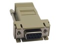 Tripp Lite Crossover Adapter RJ-45 DB9 (F) for Console Servers, B090-A9F-X, 9996502, Adapters & Port Converters