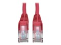 Tripp Lite Cat5e 350MHz Snagless Molded UTP Patch Cable, Red, 6ft, N001-006-RD, 34386335, Cables