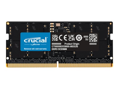 Crucial 16GB PC5-44800 262-pin DDR5 SDRAM SODIMM, CT16G56C46S5, 41559083, Memory Crucial 16GB PC5-44800 262-pin DDR5 SDRAM SODIMM, CT16G56C46S5, 41559083, Memory