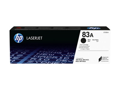 HP 83A (CF283A) Black Original LaserJet Toner Cartridge, CF283A, 16431260, Toner and Imaging Components - OEM HP 83A (CF283A) Black Original LaserJet Toner Cartridge, CF283A, 16431260, Toner and Imaging Components - OEM