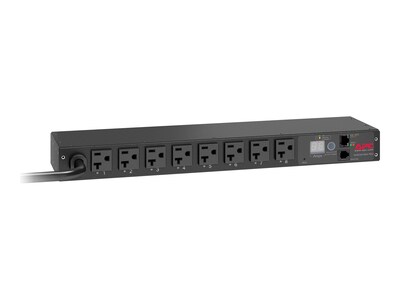 APC Power Distribution Unit Switched 20A 100 120VAC 1U Rackmt (8) 5-20R Outlets, AP7901B, 33650211, Power Distribution Units