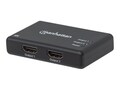 Manhattan 2-Port 4K HDMI Splitter, 207669, 35861337, Video Converters, Extenders & Splitters