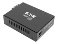 Tripp Lite Gigabit Singlemode Fiber to Ethernet Media Converter, 10 100 1000 SC, 1310 nm, 20 km (12.4 mi.), N785-INT-SC-SM, 37217107, Network Transceivers