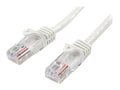 StarTech.com CAT5e Snagless UTP Ethernet Cable, White, 15ft, 45PATCH15WH, 9547408, Cables StarTech.com CAT5e Snagless UTP Ethernet Cable, White, 15ft, 45PATCH15WH, 9547408, Cables