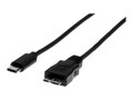 Rocstor USB 3.0 Type C to USB Micro B M M Cable, Black, 1m, Y10C146-B1, 33654385, Cables