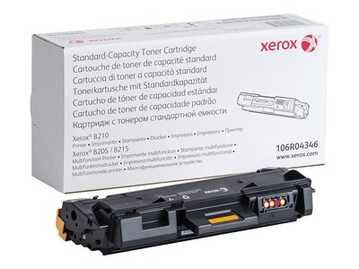 Xerox Black Standard Capacity Toner Cartridge for B205, B210 & B215, 106R04346, 37403436, Toner and Imaging Components - OEM