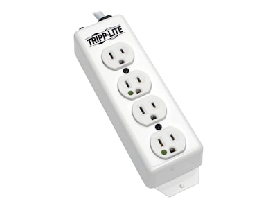 Tripp Lite Multiple Outlet Strip 15-Amp (4) Outlet Hospital Grade 15ft Cord, PS-415-HG, 463003, Power Strips Tripp Lite Multiple Outlet Strip 15-Amp (4) Outlet Hospital Grade 15ft Cord, PS-415-HG, 463003, Power Strips