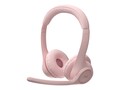 Logitech Zone 300 Wireless Headset-Rose, 981-001411, 41787553, Microphones & Accessories