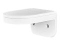Hanwha Indoor Outdoor Wall Mount for Dome Cameras, White, SBP-137WMW1, 41207234, Mounting Hardware - Miscellaneous