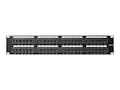 ENET 48-Port Cat6 2RU Rack Mount Patch Panel, C6PP-48PD-ENC, 33773595, Patch Panels