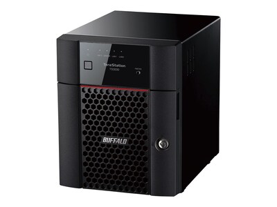 BUFFALO TeraStation 3430DN 4-Bay Secure SMB Desktop NAS 8TB (4x2TB) with Hard Drives Included, TS3430DN0804                  , 41845517, Network Attached Storage