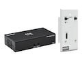 Tripp Lite HDMI over Cat6 Extender Kit, Box Transmitter Wall Plate Receiver, 4K 60 Hz, 4:4:4, IR, PoC, HDR, B127A-1A1-BHFH, 41290220, Video Converters, Extenders & Splitters Tripp Lite HDMI over Cat6 Extender Kit, Box Transmitter Wall Plate Receiver, 4K 60 Hz, 4:4:4, IR, PoC, HDR, B127A-1A1-BHFH, 41290220, Video Converters, Extenders & Splitters