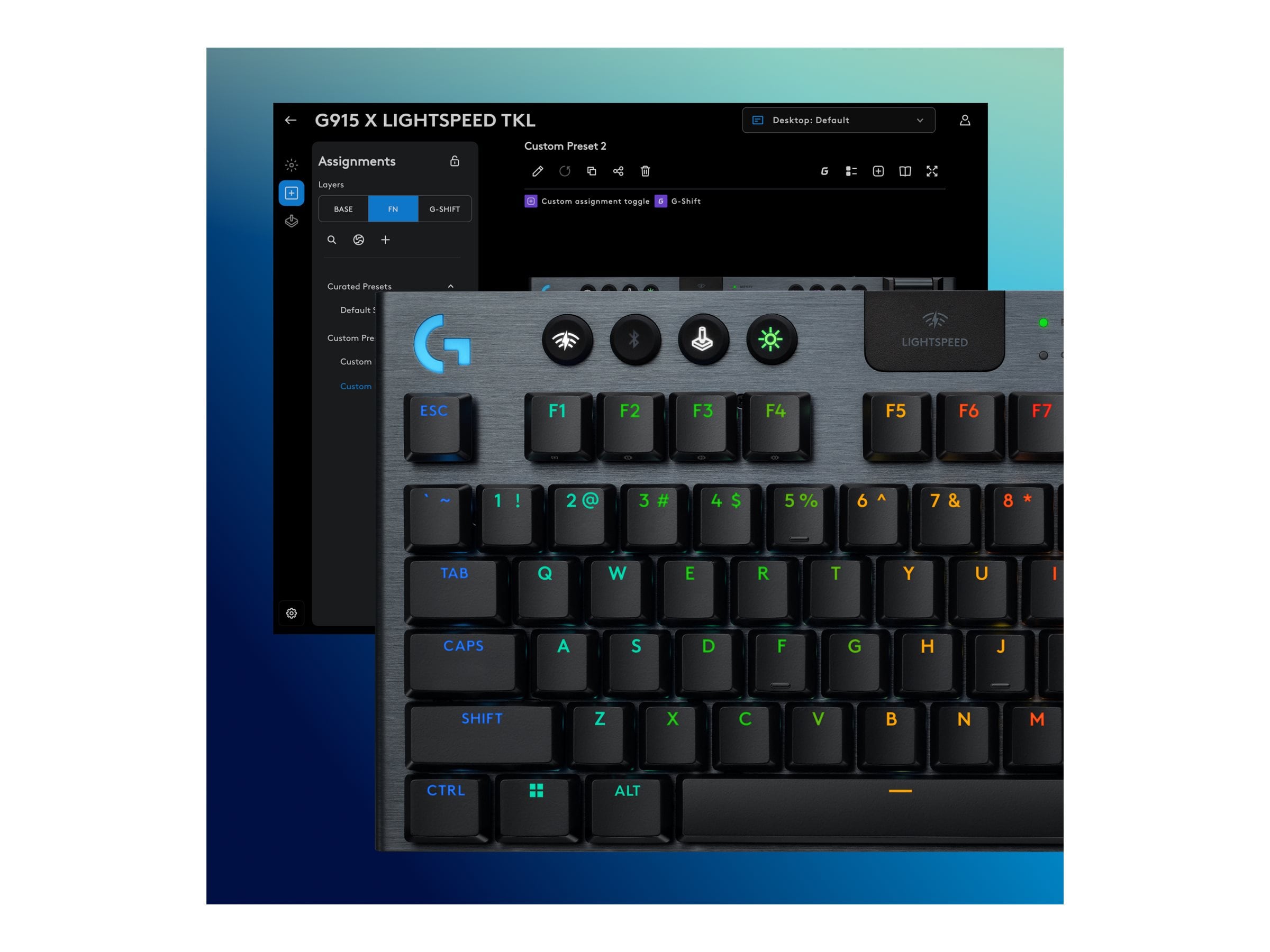 Logitech G915 X LIGHTSPEED TKL LOW-PROF (920-012715 )