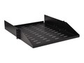 Tripp Lite SmartRack Universal-Mount Steel Rack Shelf - 2U, Vented, 21.7 in. Deep, Holds up to 100 lb. (45 kg), SRSHELF2PUNIV, 41464932, Racks & Cabinets