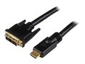 StarTech.com HDMI to DVI-D Adapter Cable with Strain Relief Connectors, 30ft, HDMIDVIMM30, 7949825, Cables