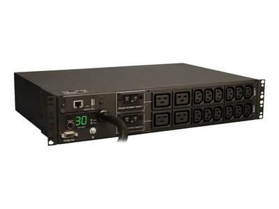 Tripp Lite PDU Monitored 208V 240V 30A (12) C13 (4) C19 L6-30P Horizontal 2U RM, PDUMNH30HV, 12948510, Power Distribution Units Tripp Lite PDU Monitored 208V 240V 30A (12) C13 (4) C19 L6-30P Horizontal 2U RM, PDUMNH30HV, 12948510, Power Distribution Units