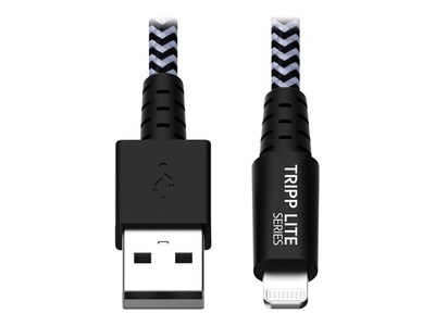 Tripp Lite Heavy-Duty USB Sync Charge Cable with Lightning Connector, 3ft, M100-003-HD, 38143681, Cables