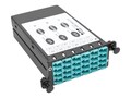 Tripp Lite 40Gb to 10Gb Breakout Cassette, X3 8-Fiber, N482-3M8-LC12, 33415501, Patch Panels
