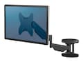 Fellowes Single-Arm Wall Mount For Monitors TVs Up To 42, Black, 8043501, 34960368, Stands & Mounts - Digital Signage & TVs