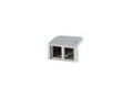 C2G TJ SMB 2Port,2.53X2.18X1.16,FG WHT, 404TJ2, 36810355, Rack Mount Accessories C2G TJ SMB 2Port,2.53X2.18X1.16,FG WHT, 404TJ2, 36810355, Rack Mount Accessories