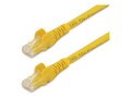 StarTech.com CAT6 Snagless Gigabit Wire 100W PoE 650 MHz Ethernet Patch Cable, Yellow, 30ft, N6PATCH30YL, 34002979, Cables