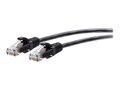 C2G CAT6A Snagless Unshielded (UTP) Slim Ethernet Network Patch Cable, Black, 7ft, C2G30145, 41546308, Cables