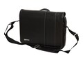 Mobile Edge 14 Slimline Chromebook Ultrabook Messenger, Black w  White Contrast Stitching, MEUTSMB5, 35401824, Carrying Cases - Notebook