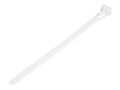 StarTech.com 6 Medium Releasable Nylon Plastic Zip Cable Ties, White, 100-pack, CBMZTRB6, 41161932, Cable Accessories