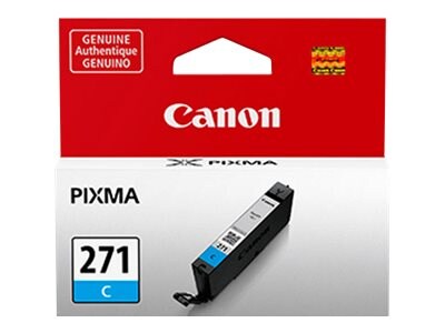 Canon Cyan CLI-271 Ink Tank, 0391C001, 32709954, Ink Cartridges & Ink Refill Kits - OEM