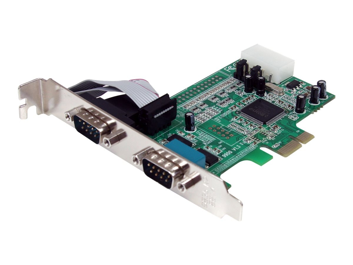 Startech Com 2 Port Native Pci Express Rs232 Serial Adapter Card Pex2s553