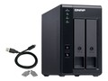 QNAP 2-Bay 3.5 SATA USB 3.1 Gen2 10Gb Type C Hardware RAID Enclosure, TR-002-US, 36763659, Hard Drive Enclosures - Multiple