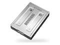 Icy Dock FullMetal 2.5 SAS Dual Hard Drive Solid State Drive, MB982IP-1S-1, 17032148, Hard Drive Enclosures - Multiple