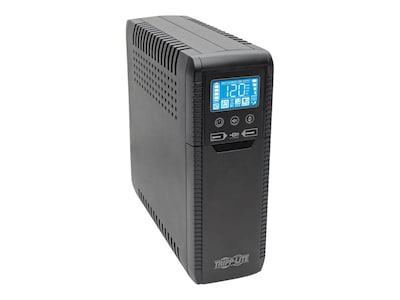 Tripp Lite 1000VA Line-Interactive UPS w  USB & (8) Outlets, 120V, 600W, 50 60 Hz, AVR, Eco Series (Eco1000LCD), ECO1000LCD, 35985276, Battery Backup/UPS