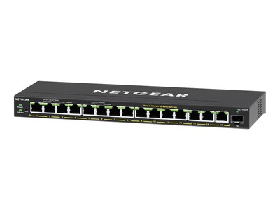 Netgear 16-port DM WM High-Power 231W PoE+ GbE+ Switch 15xGbE PoE+ 30W 1xGbE SFP, GS316EPP-100NAS, 41222487, Network Switches