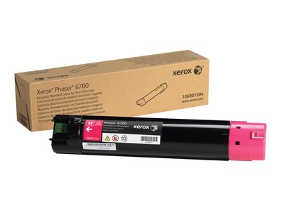 Xerox Magenta Standard Capacity Toner Cartridge for Phaser 6700 Series Printers, 106R01504, 31198195, Toner and Imaging Components - OEM