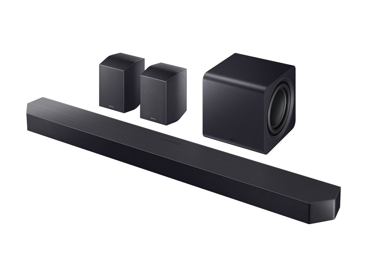 Samsung - Q-Series Soundbar HW-Q990F 11.1.4 ch w/ Subwoofer and Rear Speaker
