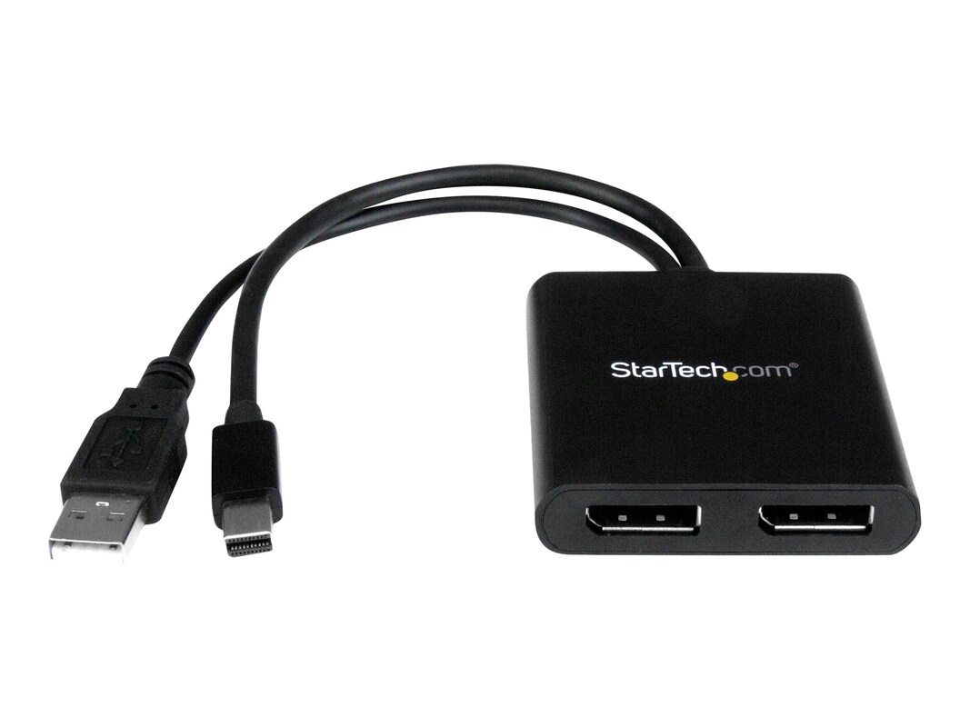 StarTech.com 2-Port USB-C MST Hub, USB Type-C to 2x DisplayPort