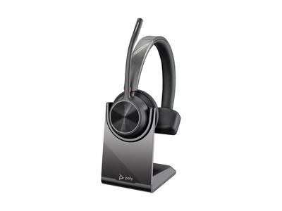 HP Poly Voyager 4310 USB-A Headset w  Charge Stand, 77Y92AA, 41715976, Headsets (w/ microphone)