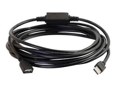 C2G USB Type A to Type A M F Active Extension Cable, 32ft, 39011, 18184565, Cables