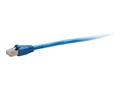 C2G F-Series CAT6 Snagless Shielded (STP) Network Patch Cable, Blue, 6ft, TAA, C2G43727, 41821956, Cables