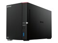 BUFFALO LinkStation 720 2-Bay Professional Network Storage 16TB (2x8TB) with Hard Drives Included, LS720D1602, 41217348, Network Attached Storage
