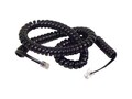 Belkin Coiled Telephone Handset Cord, Black, 12ft, F8V101-12-BK, 41431350, Cables